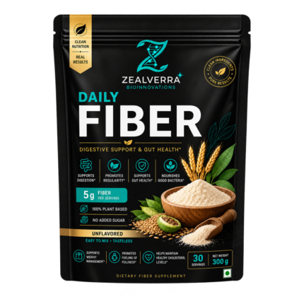 Zealverra Daily Fiber – Plant-Based Dietary Fiber Supplement