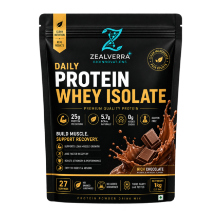 Zealverra Daily Protein Whey Isolate – 25g Protein